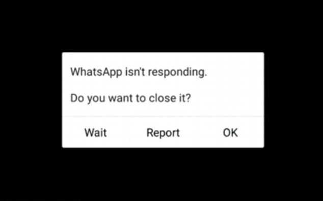 app is not responding