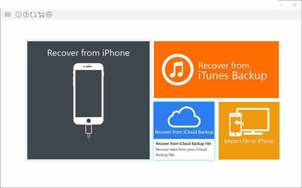 step1-recover permanently deleted video from iPhone