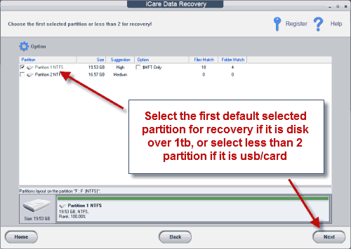 check first partition