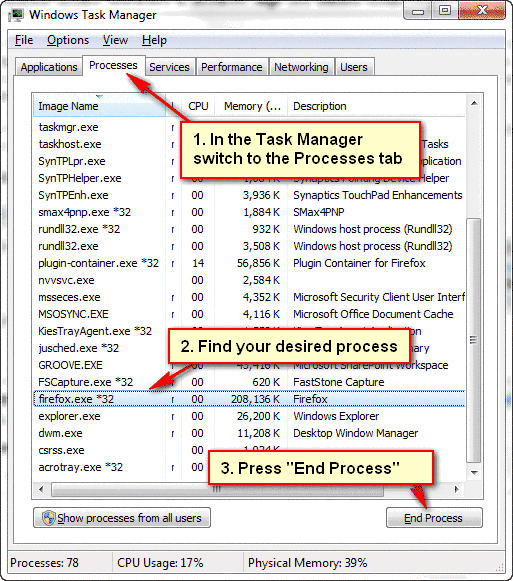 close diskpart by task manager