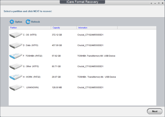 start format recovery