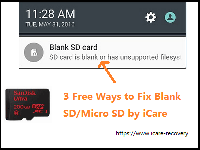 sd card blank