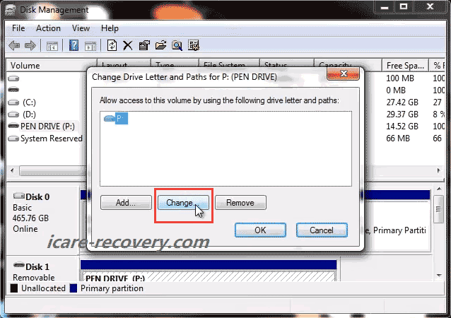 Change drive letter step2