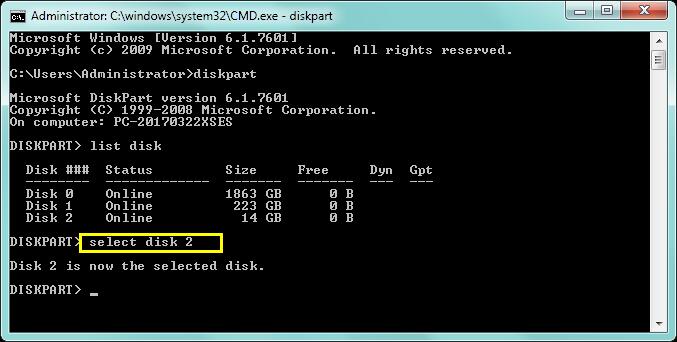 Use cmd to fix error you need to format the disk in drive