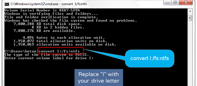 convert raw to ntfs without losing data cmd