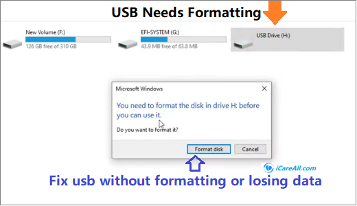 hard disk drive not formatted