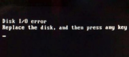 disk reported i/o device error