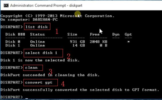 Diskpart Format Disk MBR Without Losing Data