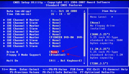 Unable to run Setup on American Megatrends BIOS