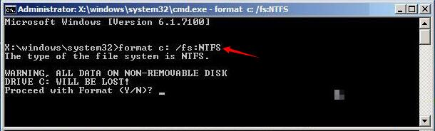Festplatte im BIOS von Windows 7 formatieren