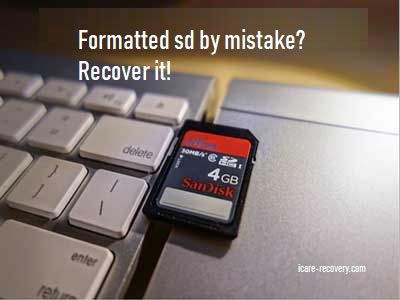 sd card format recovery