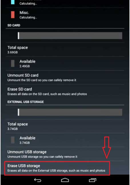 format sandisk pendrive on android phone using otg
