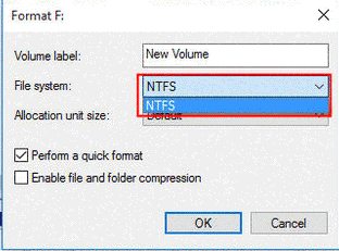 format raw drive under disk management”