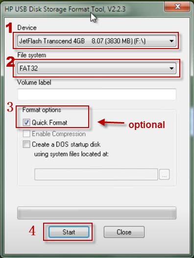 format drive not accessible error