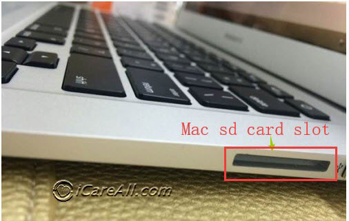 mac sd card slot