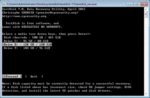 test disk to recover seagate disk partition