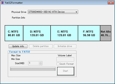 hard drive formatting tool