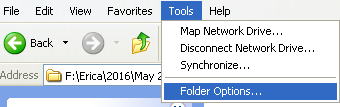 folder options