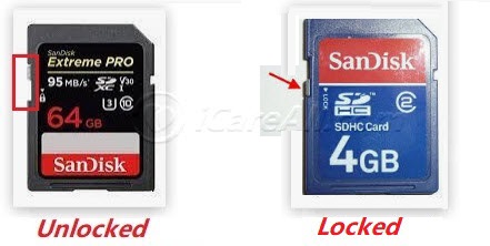 canon sd card unlocked