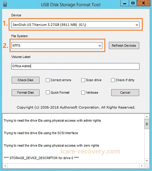 Parcel Kan ikke lide kalender TOTALLY FREE Sandisk Format Tools for Sandisk USB/SD