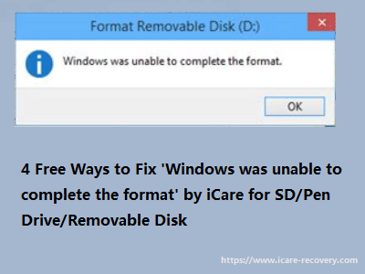 Windows Unable to Complete the Format